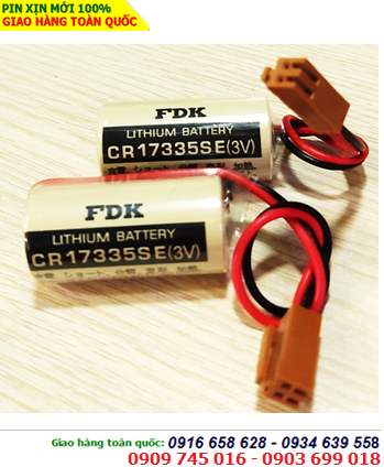 Pin nuôi nguồn FDK CR17335SE lithium 3v 2/3A 1800mAh chính hãng Made in Japan